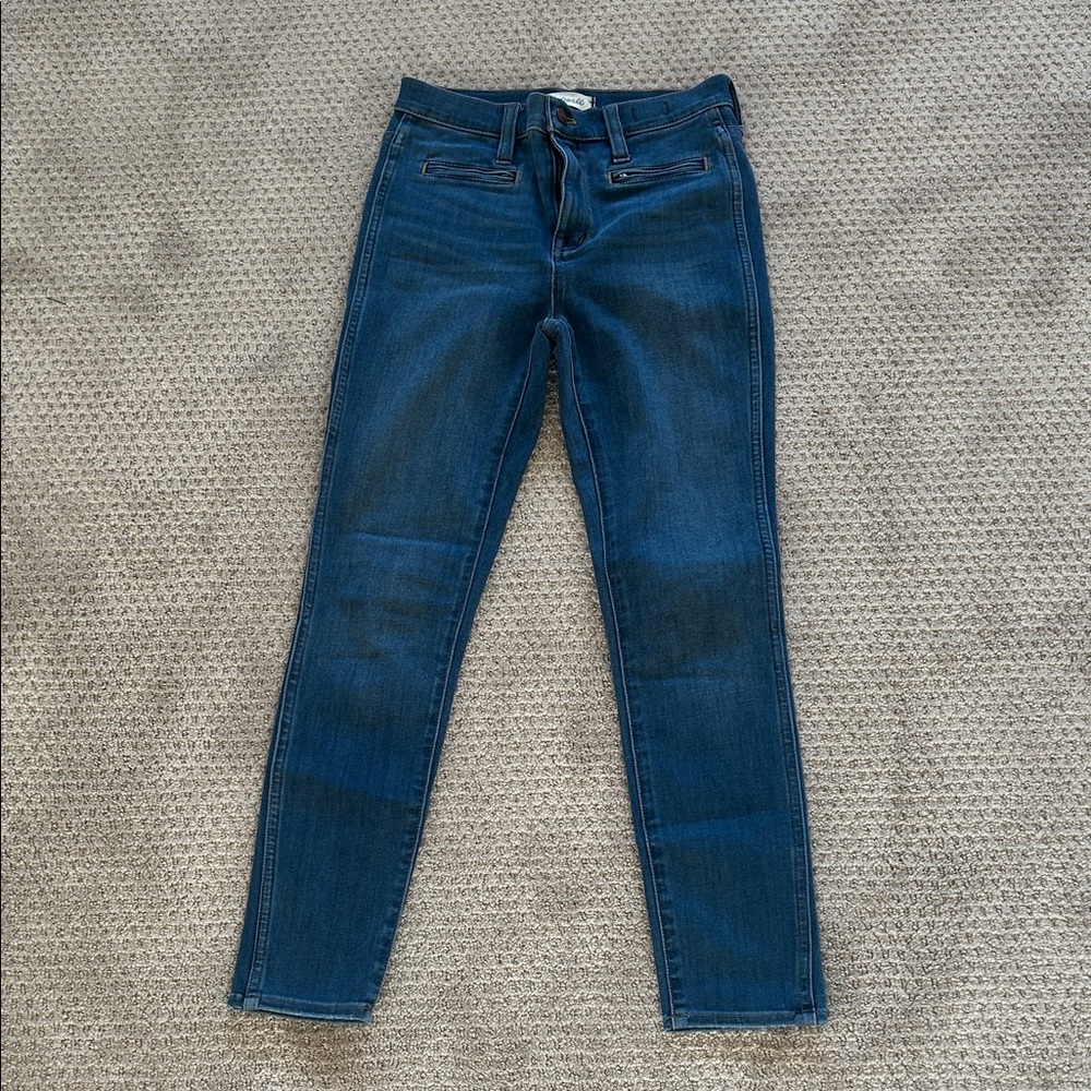 Madewell Blue Skinny Jeans